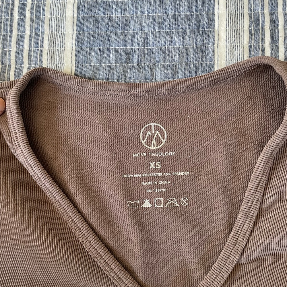 Move Theology Brown Women's Blouse